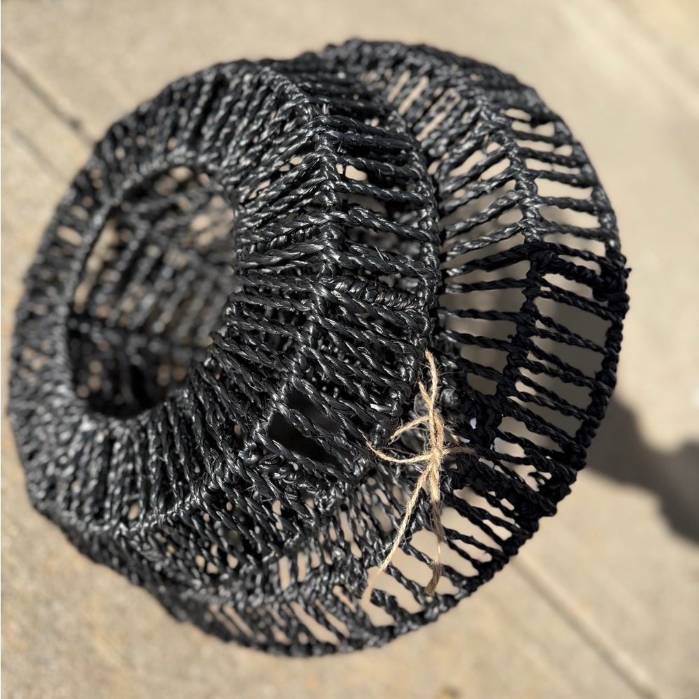 Black Seagrass Witch Hats - Set of 2 - NWT - Picture 13 of 14
